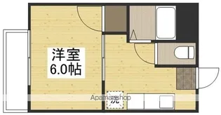 富田ハイツ【1階】の間取り