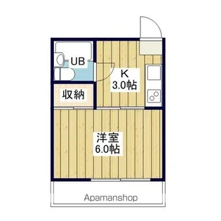 味酒ハイツ【4階】の間取り