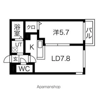 Swiru(スウィール)【1階】の間取り