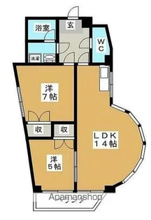 サンマリノ本牧【3階】の間取り
