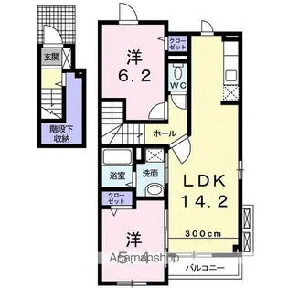 グランSフィールド Ⅰ【2階】の間取り