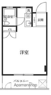 DELCCS鷺ノ宮(旧サギノミヤフラッツ)【4階】の間取り