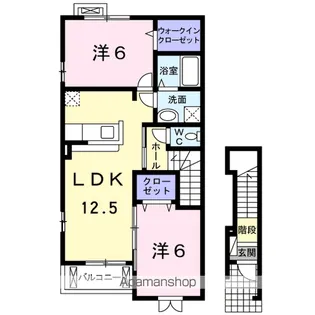 パーク ヒルズ利根 壱番館【2階】の間取り