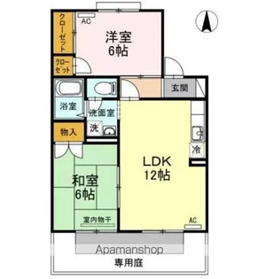 エスポワール34 D棟【1階】の間取り