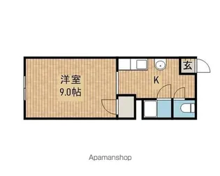 東パークハイツ【105号室号室】の間取り