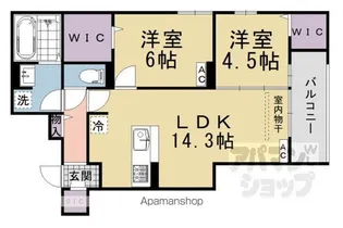 STグランツ【302号室】の間取り