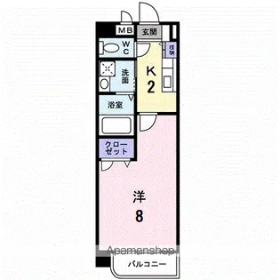 プロスペールS【1階】の間取り