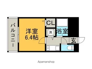 ライオンズマンション天神南【10階】の間取り