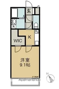 HILLS K(R6.11.30管理満了)【2階】の間取り