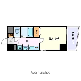 プレサンス泉シティアーク【4階】の間取り
