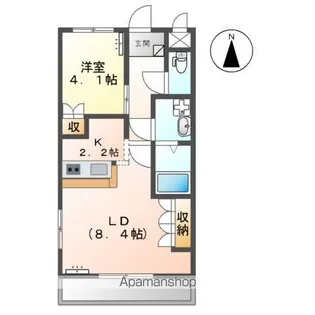 レジオン・ドヌール【1階】の間取り