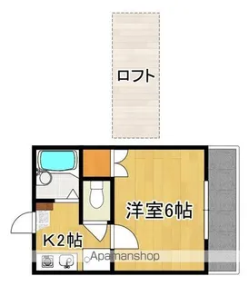 パレス国母【101号号室】の間取り