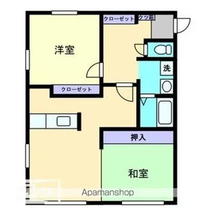 フォブールK&N【2階】の間取り