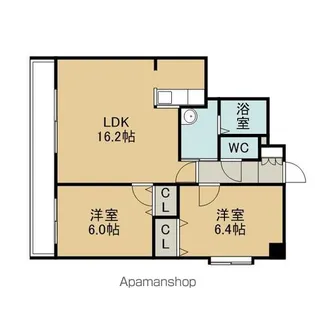 メゾン・ド・ロペ【201号室】の間取り
