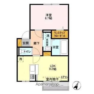 メゾン・ド・リラ A【2階】の間取り