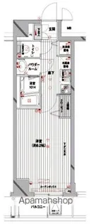 メインステージ蔵前【6階】の間取り