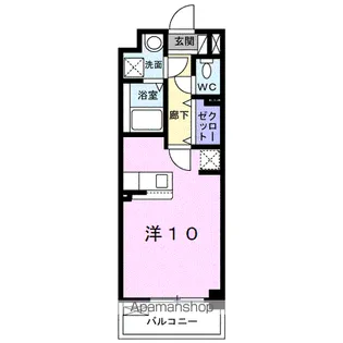 名取飯野坂壱番館【6階】の間取り