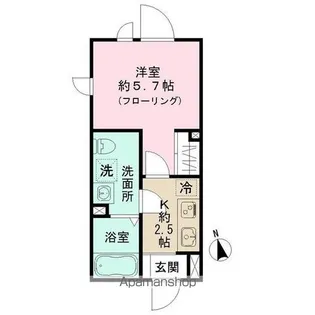 STRIPES 豪徳寺【2階】の間取り