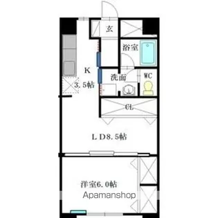 大脇ビル【4階】の間取り