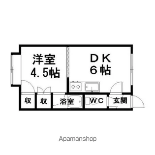 澤本ハイツ【1階】の間取り