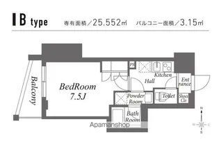 ZOOM池袋WEST【2階】の間取り