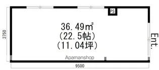 VILLA RISO EIFUKU(ヴィラ リーゾ エイフク)【1号室】の間取り