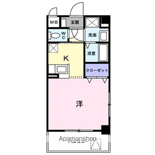 カルフール緑井【2階】の間取り