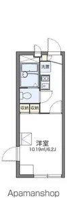 レオパレスグリーンハイツ4号【2階】の間取り