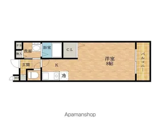 プライエム【201号室】の間取り
