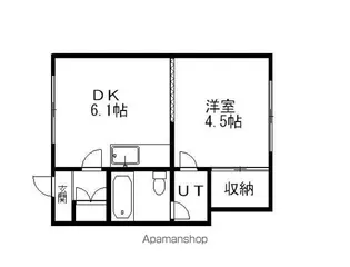 コーポ一條【3階】の間取り