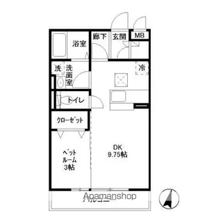 フォレストヴィラ【1階】の間取り