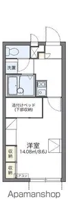 レオパレスSEED【203号室】の間取り