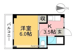 ドエル寿【3階】の間取り