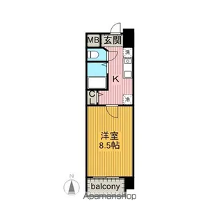 クレスト覚王山【603号室】の間取り