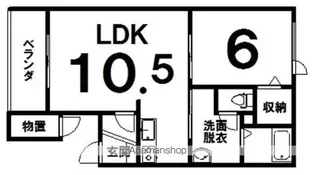クレストⅢ【3階】の間取り
