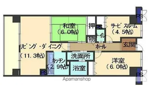 ネオハイツ古川中央903【-号室】の間取り