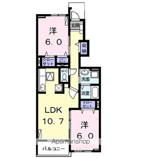 ガーデン・シュティル A【1階】の間取り