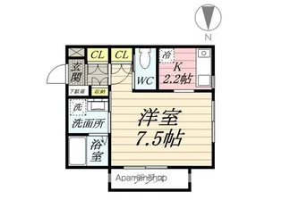 デサロージュ【101号室】の間取り
