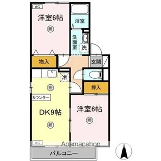 アーバン・ステージ 壱弐番館【1202号室】の間取り