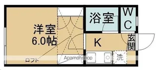 ベルトピア仙台12【102号室】の間取り