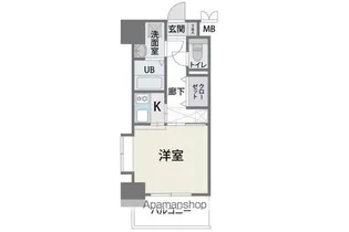 CAVANA天神【12階】の間取り