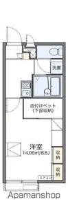 レオパレスメゾン福崎【210号室】の間取り