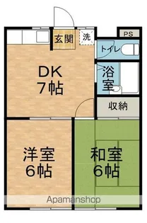 タカギハイツ豊丘【2階】の間取り