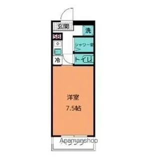 パールマンション社台【4階】の間取り