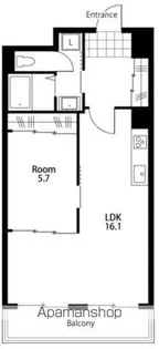 東京都中野区本町3丁目【マンション】の間取り