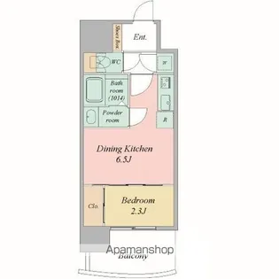 セレニテ梅田北グランデ【4階】の間取り
