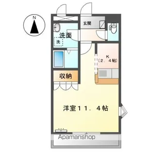 クレストール【2階】の間取り