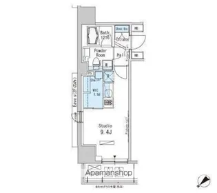 パークアクシス西巣鴨【3階】の間取り
