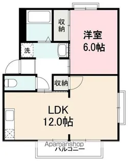 カルダン【2階】の間取り