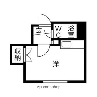 メイプル【210号室】の間取り